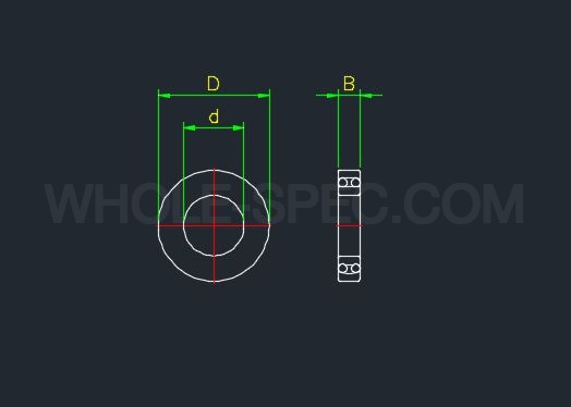 Self-Aligning Bearing 寸法図面 KS B 2001 ISO 15